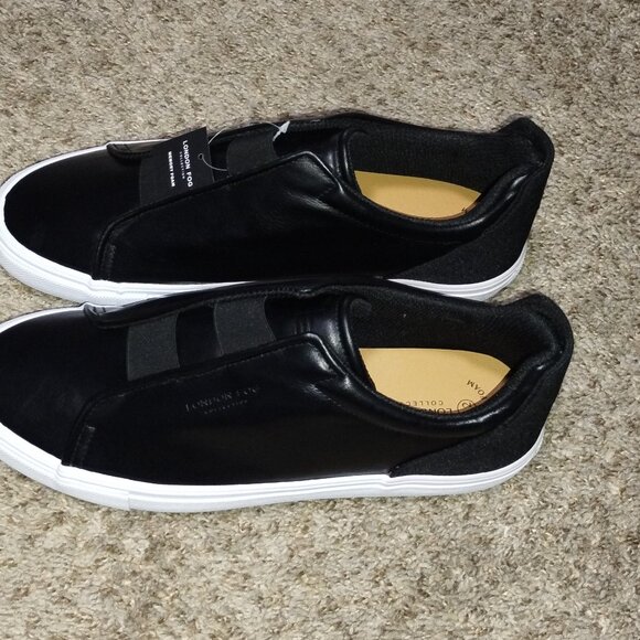 Men\'s London Fog Memory Foam Black Francis Slip on Shoes Size 12 M. NWT. main image 11